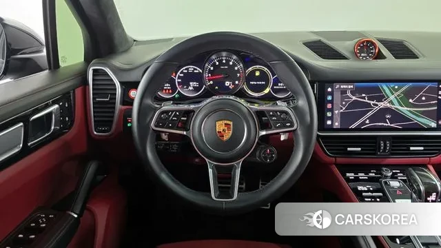 Porsche Cayenne (PO536) 2022 Черный из Кореи, фото 4