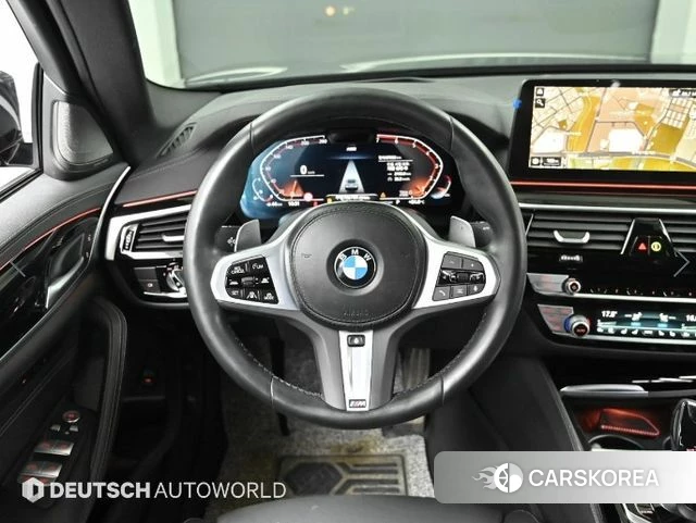 BMW 5 Series (G30) 2022 Черный из Кореи, фото 4