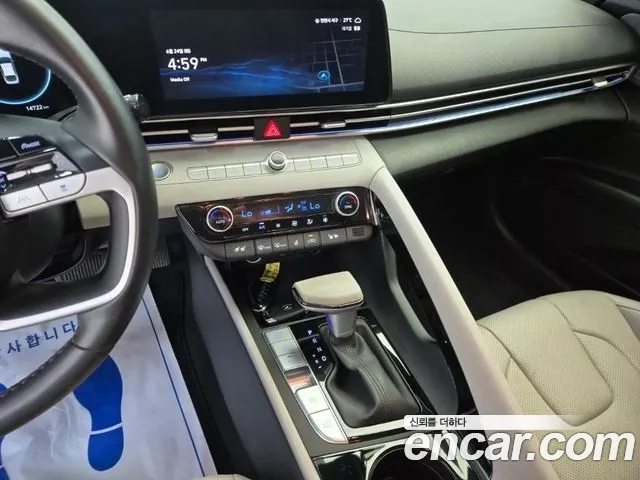 Hyundai Avante Hybrid (CN7) 2022 Белый из Кореи, фото 4