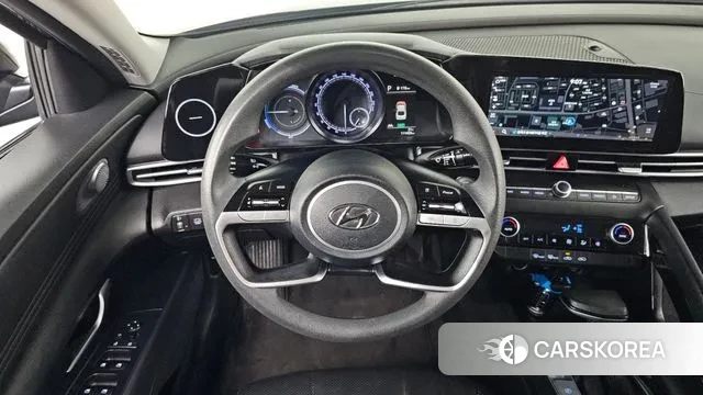 Hyundai Avante Hybrid (CN7) 2021 Белый из Кореи, фото 4