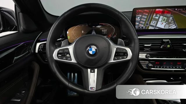 BMW 5 Series (G30) 2021 Черный из Кореи, фото 4