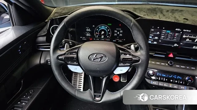 Hyundai Avante (CN7) 2022 Небесно-голубой из Кореи, фото 4