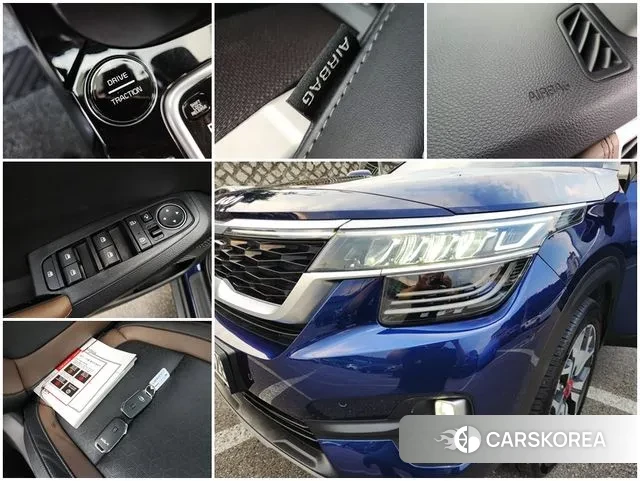 Kia Seltos 2021 Синий из Кореи, фото 4