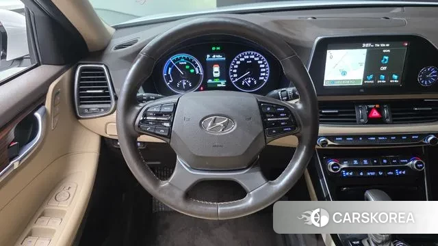 Hyundai Grandeur IG Hybrid 2019 Белый из Кореи, фото 4