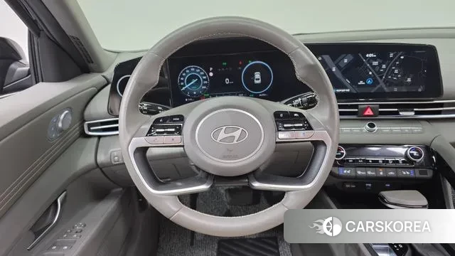 Hyundai The New Avante Hybrid (CN7) 2024 Черный из Кореи, фото 4