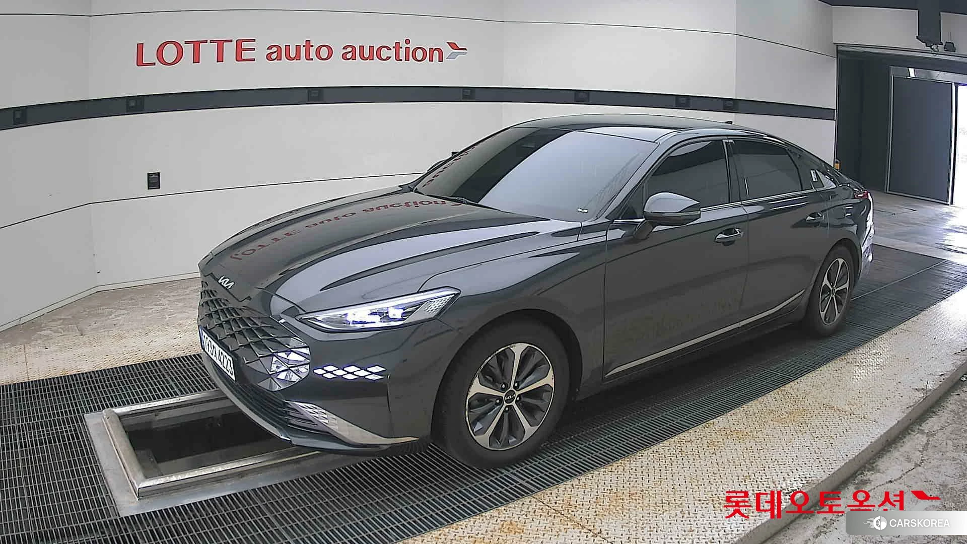 Kia K8 Hybrid 2023 Interstellagray из Кореи, фото 4