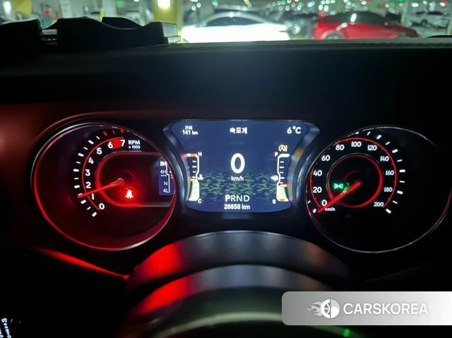 Jeep Wrangler (JL) 2021 Красный из Кореи, фото 4