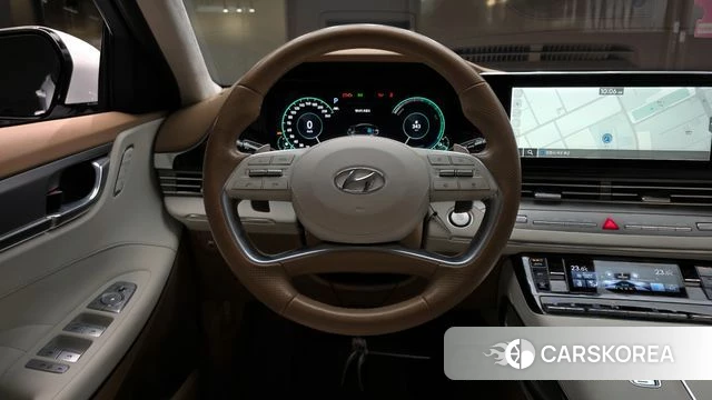 Hyundai The New Grandeur IG Hybrid 2022 Белый из Кореи, фото 4