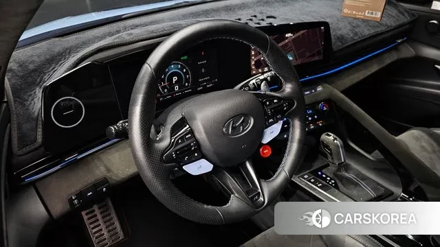 Hyundai Avante (CN7) 2022 Небесно-голубой из Кореи, фото 4
