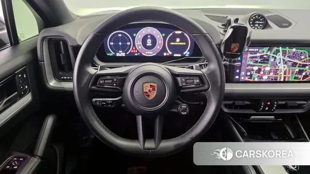 Porsche Cayenne (PO536) 2023 Черный из Кореи, фото 4