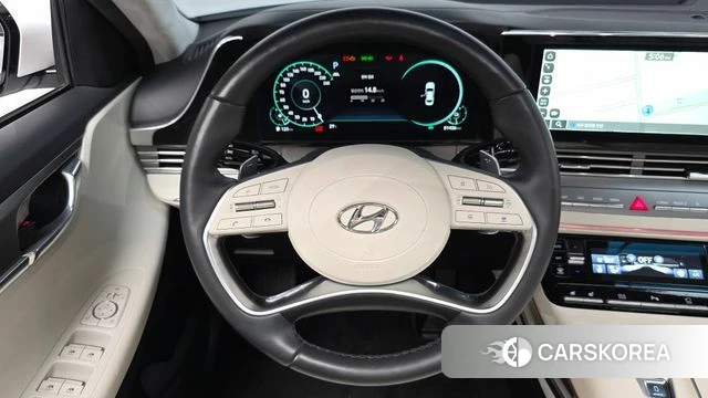 Hyundai The New Grandeur IG Hybrid 2022 Белый из Кореи, фото 4