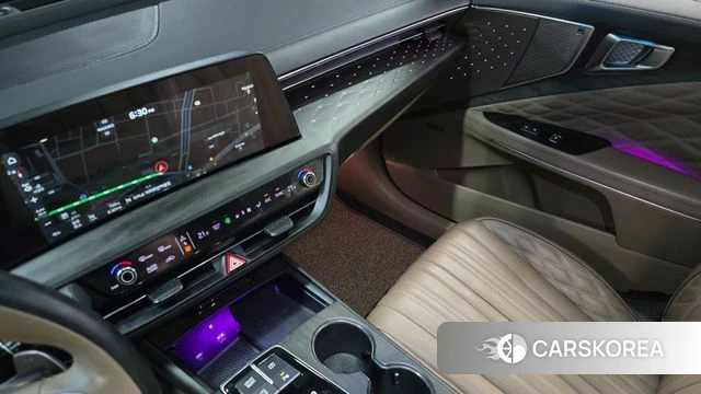 Kia K8 Hybrid 2022 Серебристо-серый из Кореи, фото 4