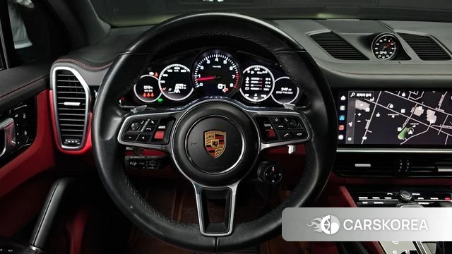 Porsche Cayenne (PO536) 2022 Черный из Кореи, фото 4