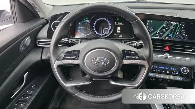 Hyundai Avante Hybrid (CN7) 2021 Белый из Кореи, фото 4