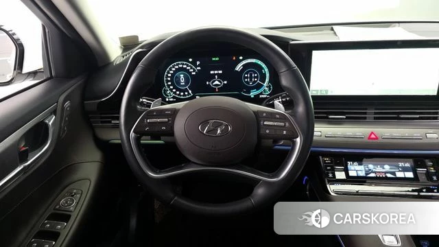 Hyundai The New Grandeur IG Hybrid 2021 Белый из Кореи, фото 4