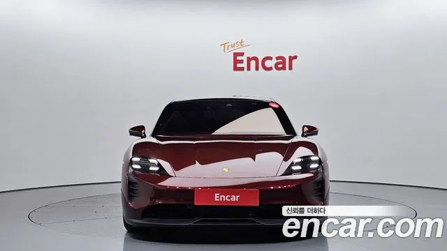 Porsche Taycan 2023 Красный из Кореи, фото 4