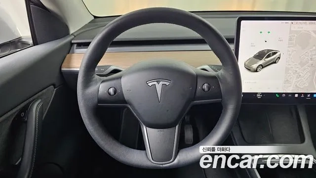 Tesla Model Y 2021 Белый из Кореи, фото 4