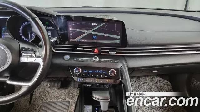 Hyundai Avante Hybrid (CN7) 2020 Белый из Кореи, фото 4