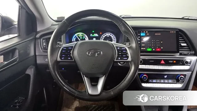 Hyundai Sonata New Rise Hybrid 2018 Серый из Кореи, фото 4