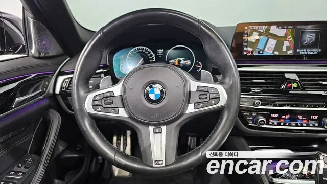 BMW 5 Series (G30) 2019 Черный из Кореи, фото 4