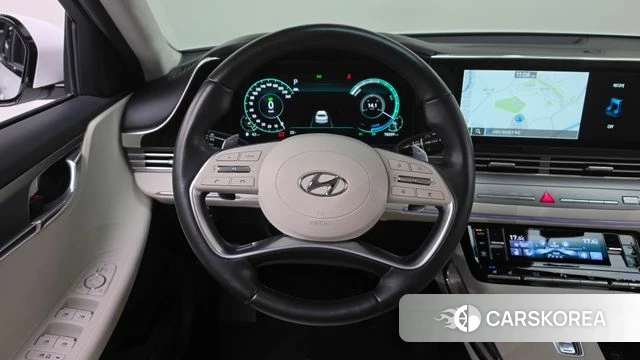 Hyundai The New Grandeur IG Hybrid 2022 Белый из Кореи, фото 4