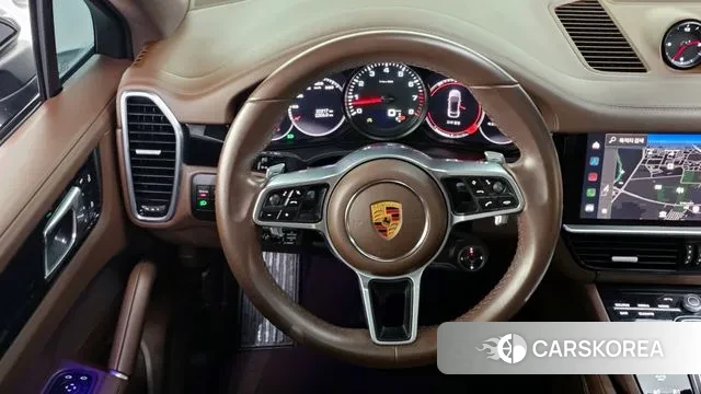 Porsche Cayenne (PO536) 2022 Черный из Кореи, фото 4