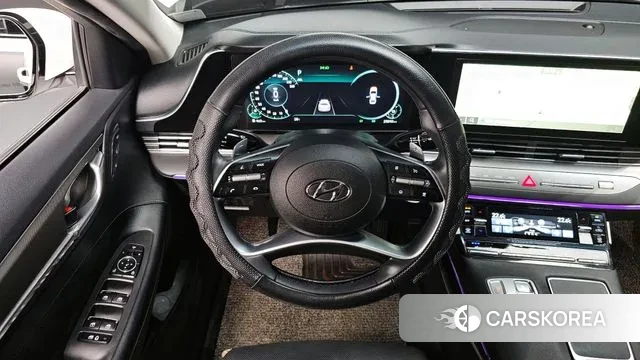 Hyundai The New Grandeur IG Hybrid 2021 Белый из Кореи, фото 4