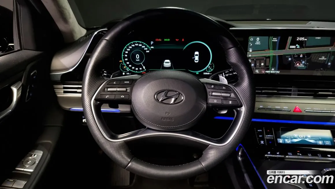 Hyundai The New Grandeur IG 2020 Черный из Кореи, фото 4
