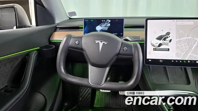 Tesla Model Y 2021 Белый из Кореи, фото 4
