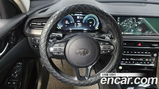 Kia K7 Premier Hybrid 2021 Черный из Кореи, фото 4