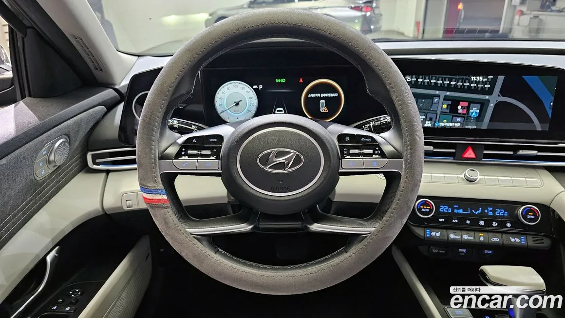 Hyundai Avante Hybrid (CN7) 2021 Серый из Кореи, фото 4