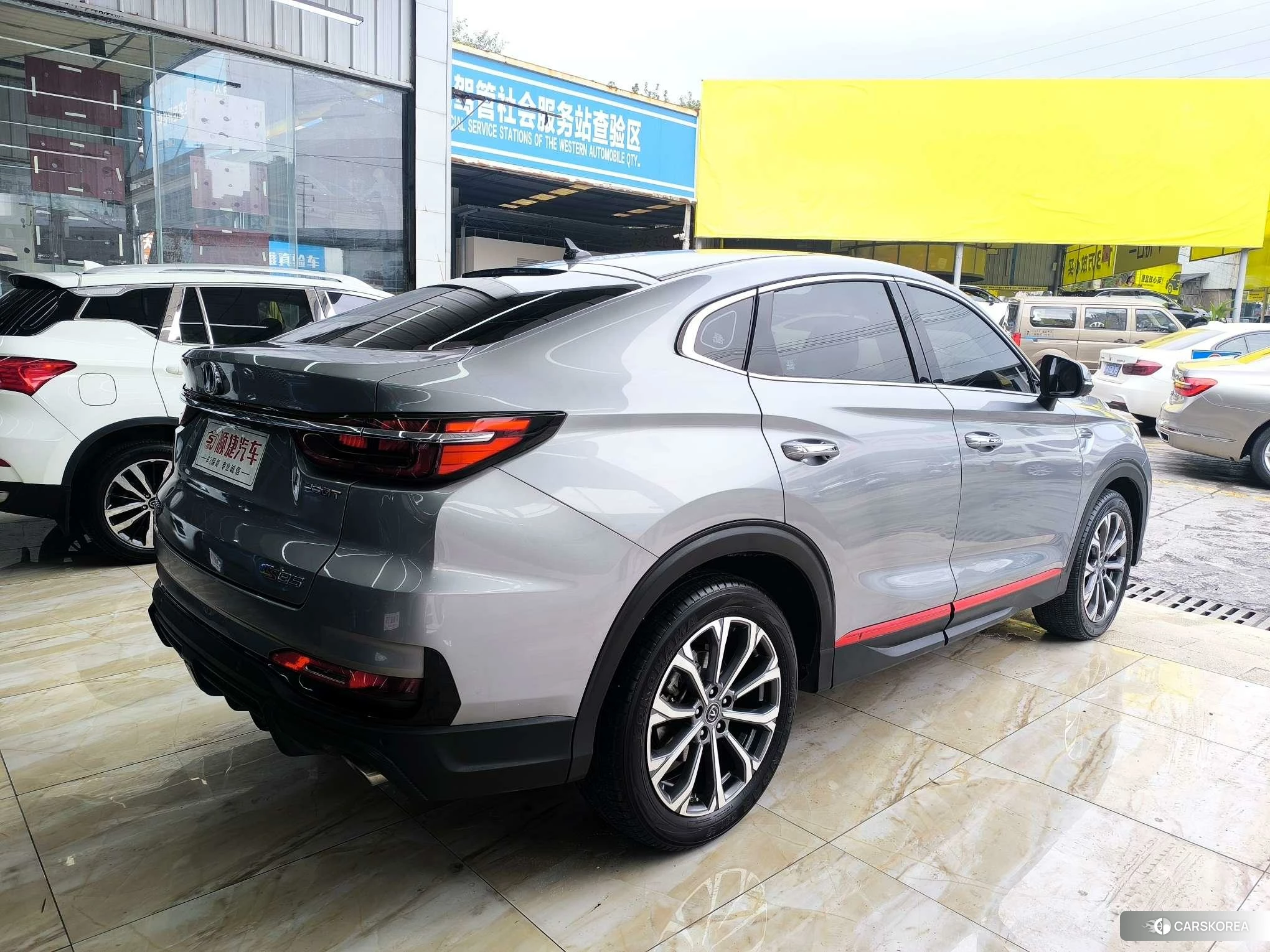 Chang'an CS85 COUPE 2021 Серебристо-серый из Китая, фото 4