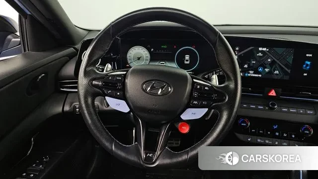 Hyundai Avante (CN7) 2021 Небесно-голубой из Кореи, фото 4