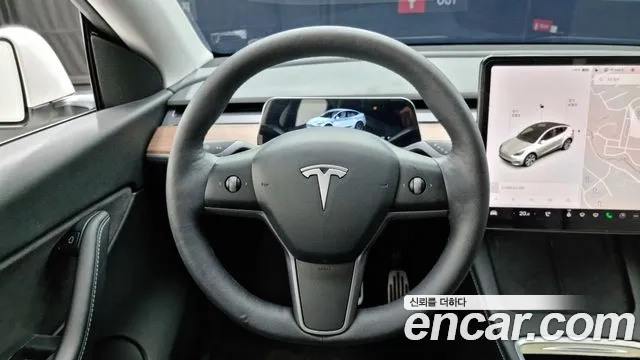 Tesla Model Y 2021 Белый из Кореи, фото 4