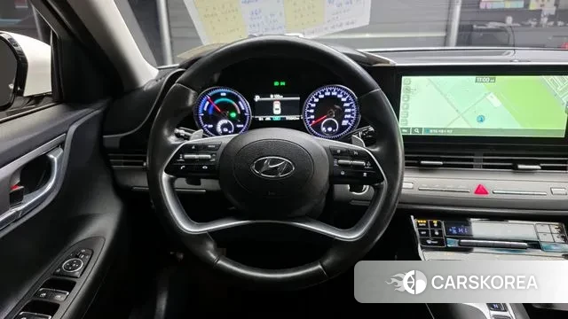 Hyundai The New Grandeur IG Hybrid 2021 Белый из Кореи, фото 4