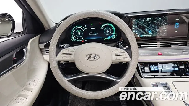 Hyundai The New Grandeur IG Hybrid 2021 Белый из Кореи, фото 4