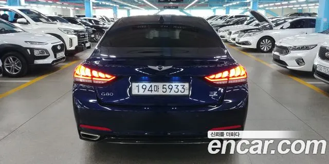 Genesis G80 2020 Синий из Кореи, фото 4
