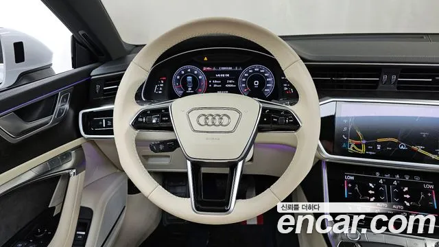 Audi A7 (4K) 2020 Белый из Кореи, фото 4