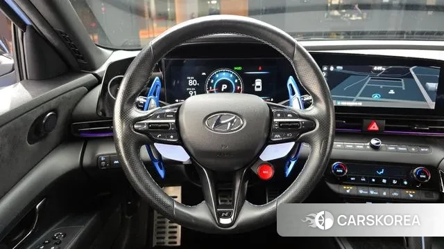Hyundai Avante (CN7) 2022 Небесно-голубой из Кореи, фото 4