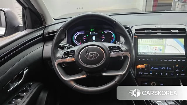 Hyundai Tucson Hybrid (NX4) 2023 Серебристо-серый из Кореи, фото 4