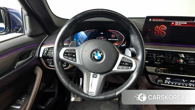 BMW 5 Series (G30) 2021 Синий из Кореи, фото 4
