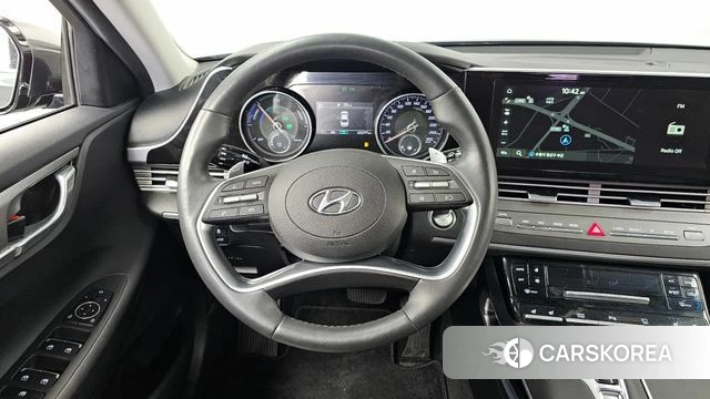 Hyundai The New Grandeur IG Hybrid 2021 Серый из Кореи, фото 4
