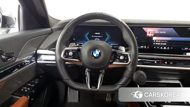 BMW 7 Series (G70) 2024 Черный из Кореи, фото 4