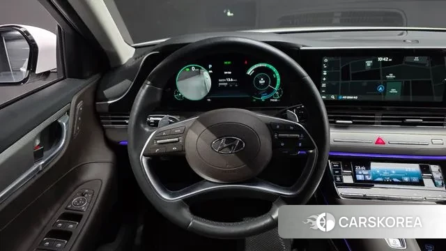 Hyundai The New Grandeur IG Hybrid 2020 Белый из Кореи, фото 4