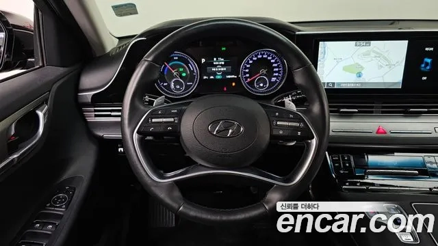 Hyundai The New Grandeur IG Hybrid 2021 Черный из Кореи, фото 4