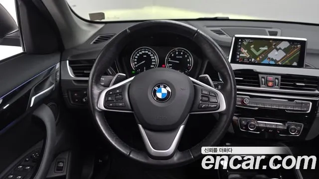 BMW X1 (F48) 2021 Черный из Кореи, фото 4