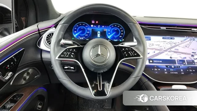 Mercedes-Benz EQS SUV X296 2023 Черный из Кореи, фото 4