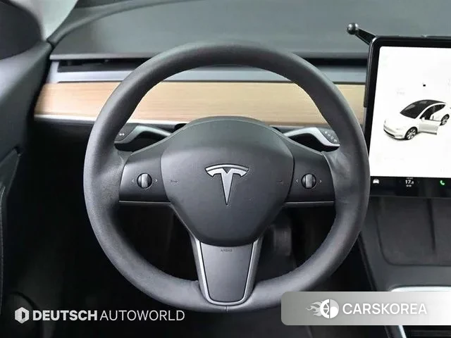 Tesla Model Y 2021 Белый из Кореи, фото 4