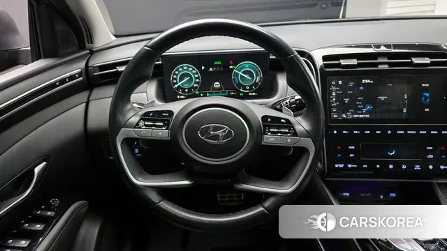 Hyundai Tucson Hybrid (NX4) 2021 Красный из Кореи, фото 4