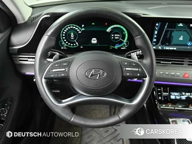 Hyundai The New Grandeur IG Hybrid 2022 Белый из Кореи, фото 4